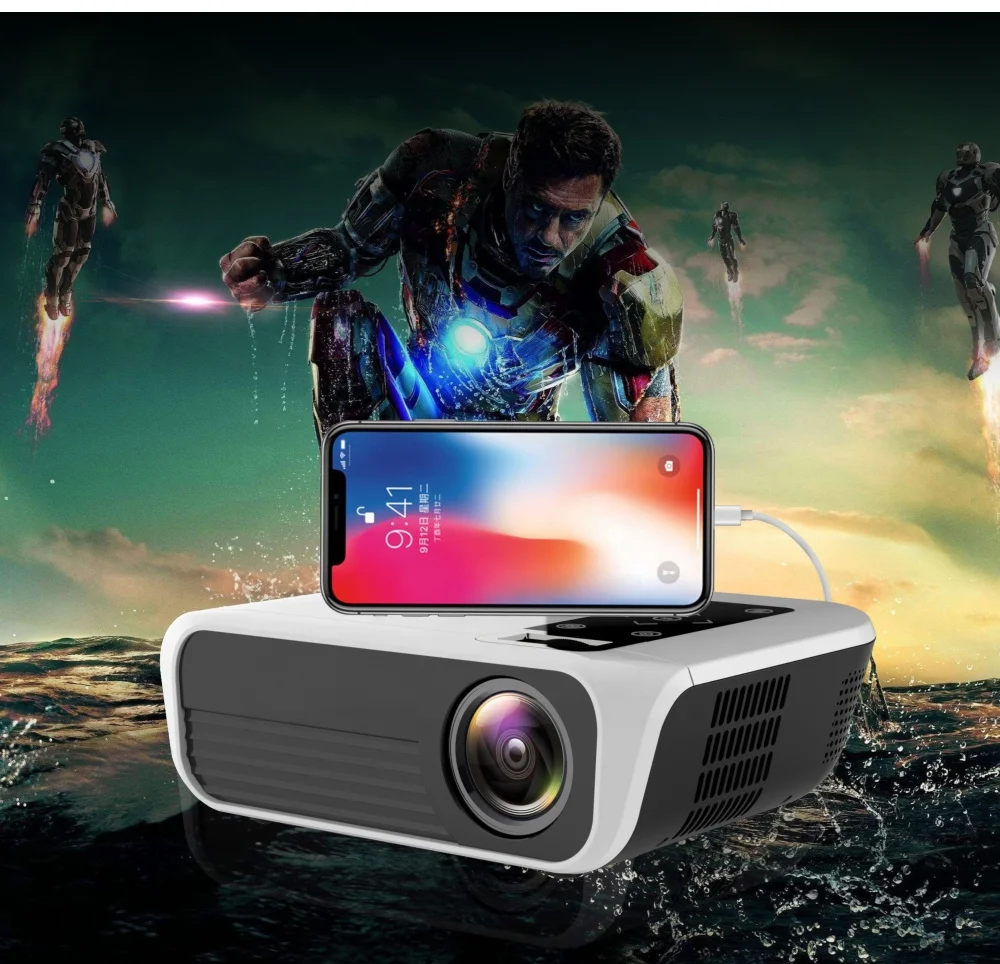 Touyinger L7W Android Видеопроектор 4500 люмен Full HD Beamer Видео 7.1 Wi-Fi AC3 Домашний кинотеатр