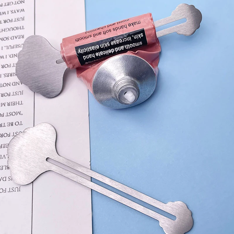 

Multi-shape Creative Toothpaste Tube Squeezer Stainless Steel Clamp For Bathroom Toothpaste Cosmetic Paint Extruder Dispenser