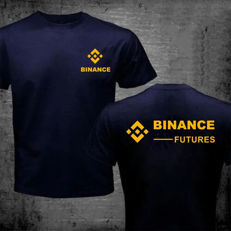 Футболка Crypto Binance Harajuku Punk Cryptocurrency BNB Logo Мужские футболки топы Футболки Bitcoin Blockchain