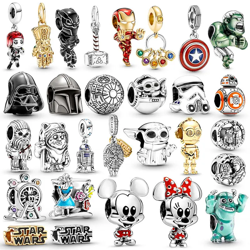 Браслеты из серебра 925 пробы с Шармами |