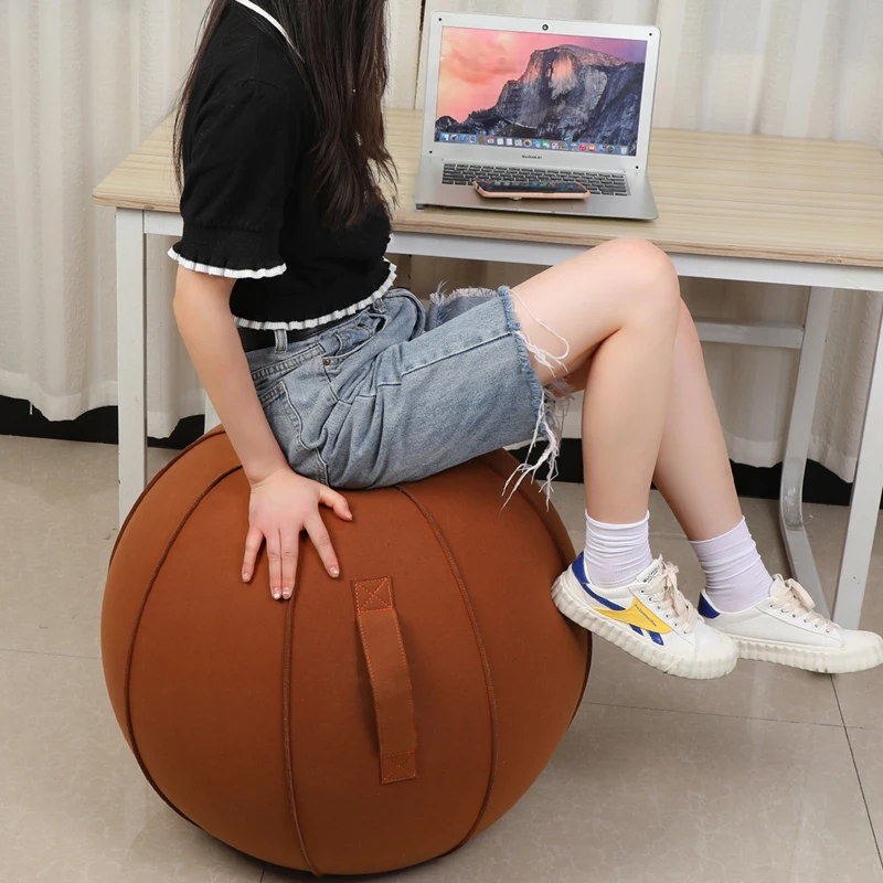 

Linen Office Chair Ball Protective Cover and Balance Seat Ball Anti-skid and Wear-resistant suitable for Home and Office Desk