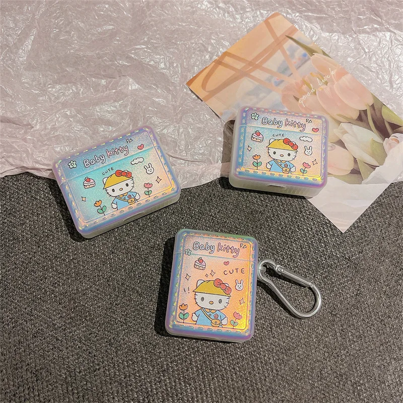 

Colorful Cartoon Flower Cat AirPods 3 Case Apple AirPods 2 Case Cover AirPods Pro Case IPhone Earphone Accessories Air Pod Case