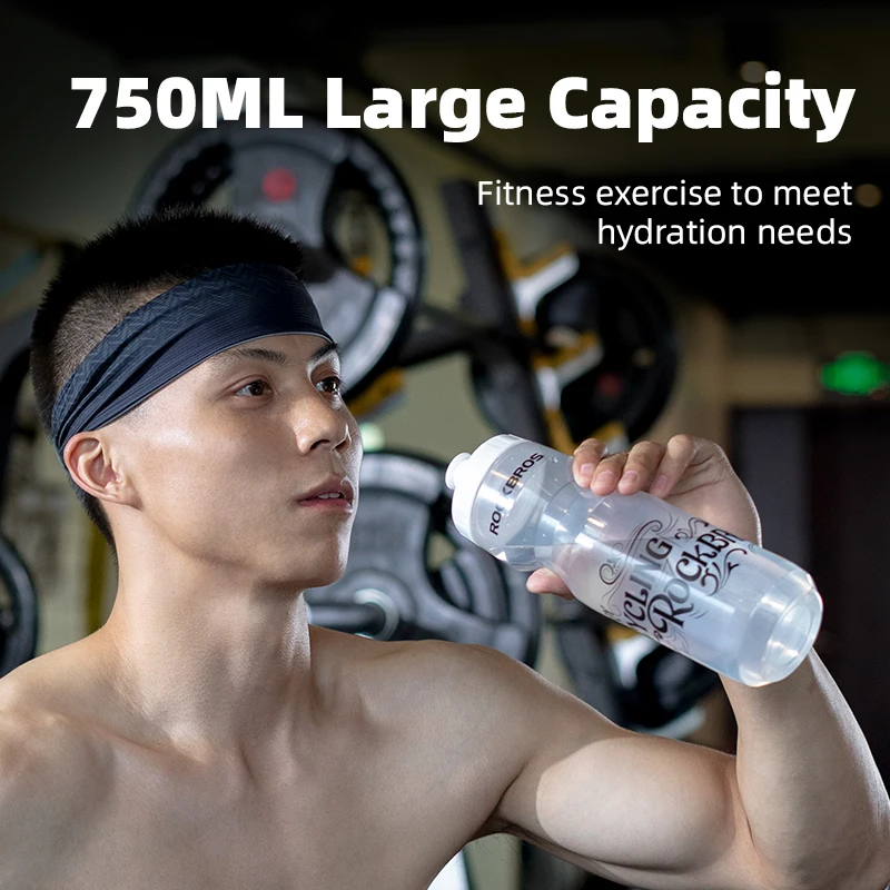 

Leak-proof Sports Kettle 750ml Fitness Running Camping Hiking Bike Water Bottle Mountain Bike Drink Riding Kettle Sports Bottles