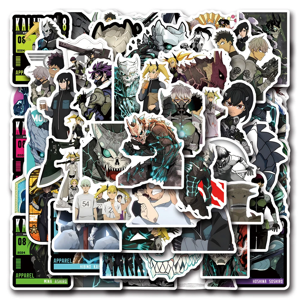 10/30/57 шт Крутые наклейки Аниме Кайдзю №8 мультяшные детские своими руками игрушка