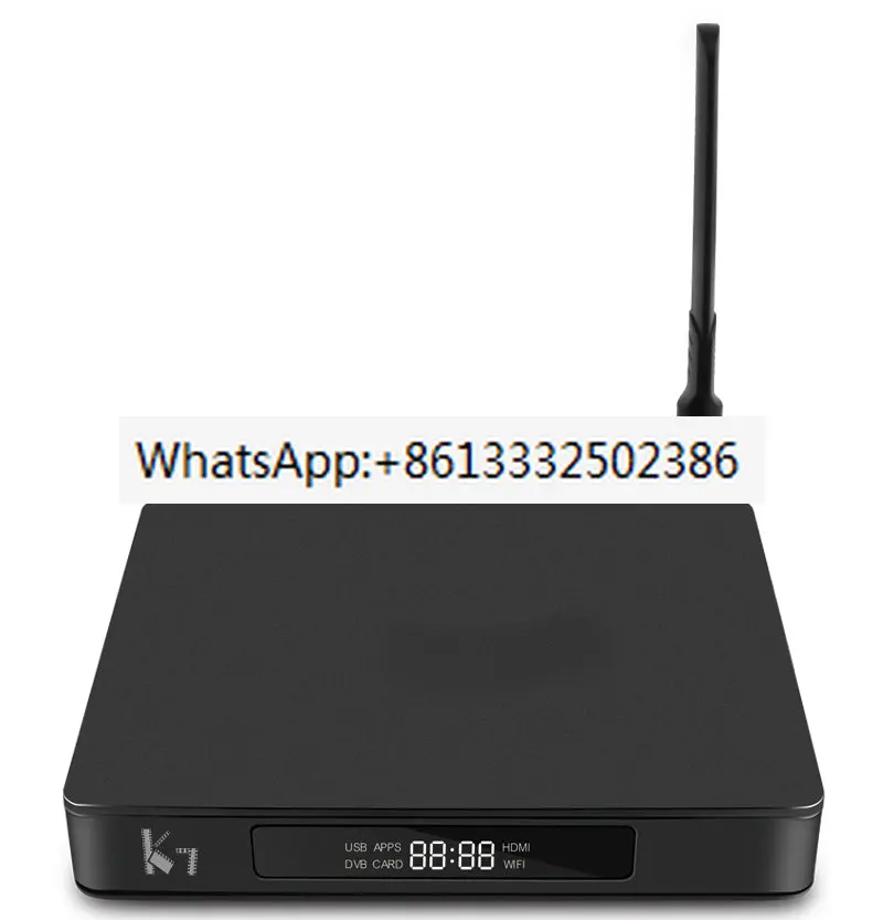 

S905X2 DDR4 4GB 64GB 9 DVB T2/S2/C Combo Digital TV Receiver Wireless 4K TV Box K7 with Antenna
