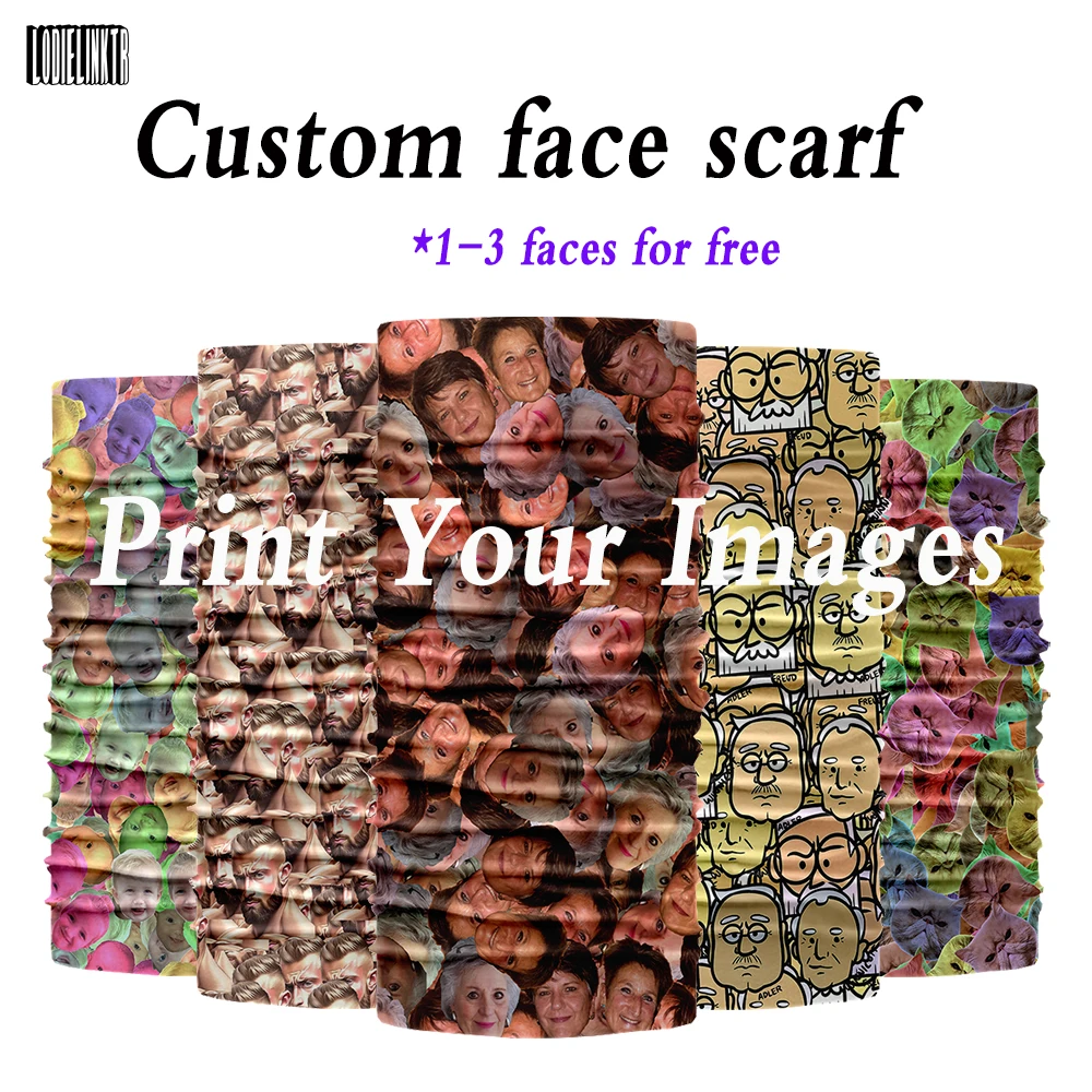Индивидуальная индивидуализированная бандана для лица