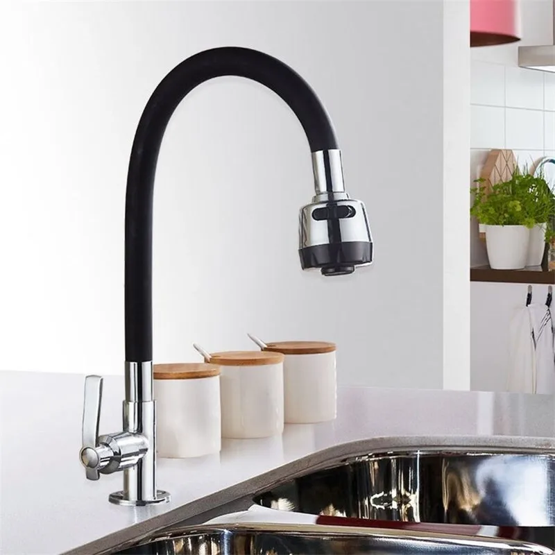 

Household Kitchen Tap Rotation Cold Single Faucet Water Faucet Degree Faucet Sink Kitchen Kitchen 360 Brass Flexible