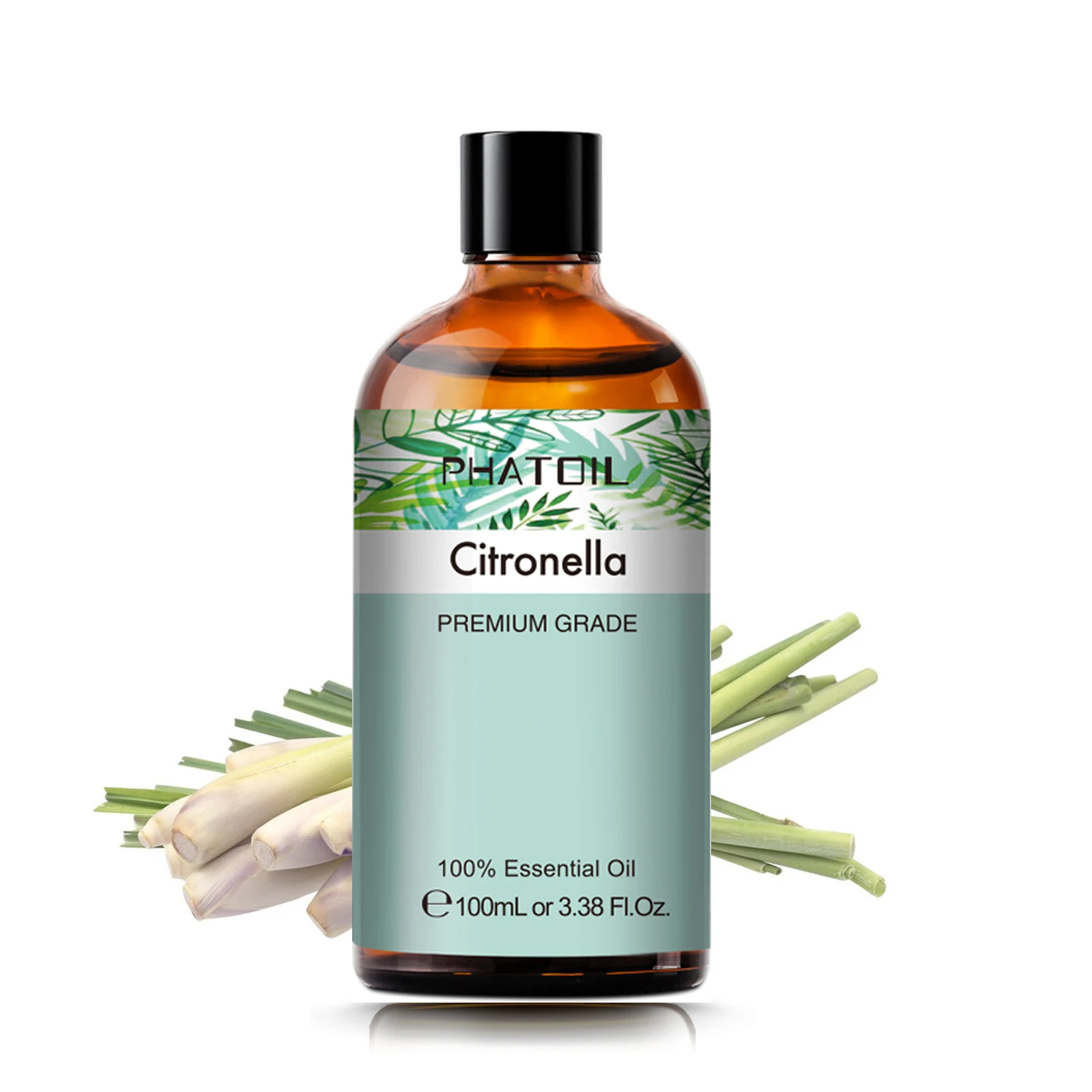 100ml Citronella Essential Oil Diffuser Pure Natural Lavender Eucalyptus Vanilla Peppermint Basil Tea Tree Cloves Aromatic Oil