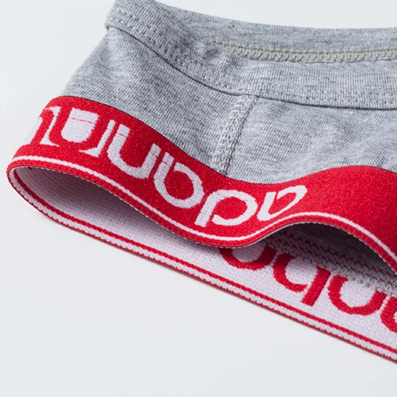 ADANNU Новые мужские трусы сплошного цвета с U-образной выпуклой промежностью