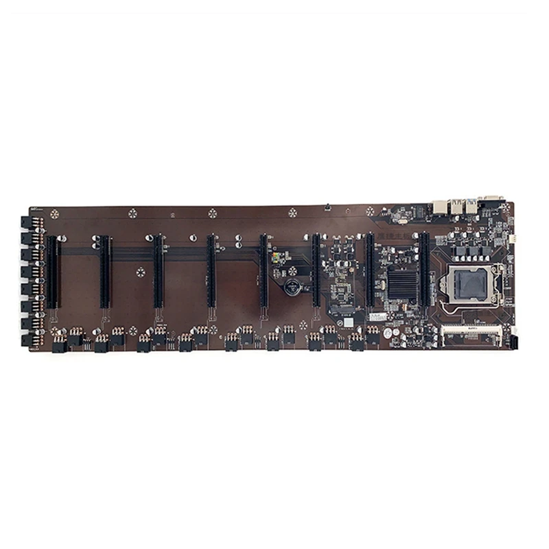 

ETH B75 In-Line BTC Multi-Graphics 8-Card для материнской платы Майнер с большим расстоянием для материнской платы 65 мм