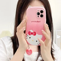 bandai hellokitty silicone phone case for iphone 78pxxrxsxsmax1112pro phone couple case cover