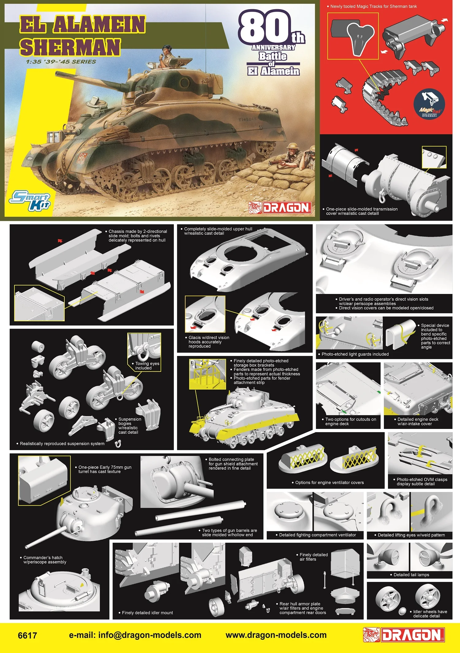 

Dragon 6617 1/35 Sherman Battle of El Alamein 80th Ann.