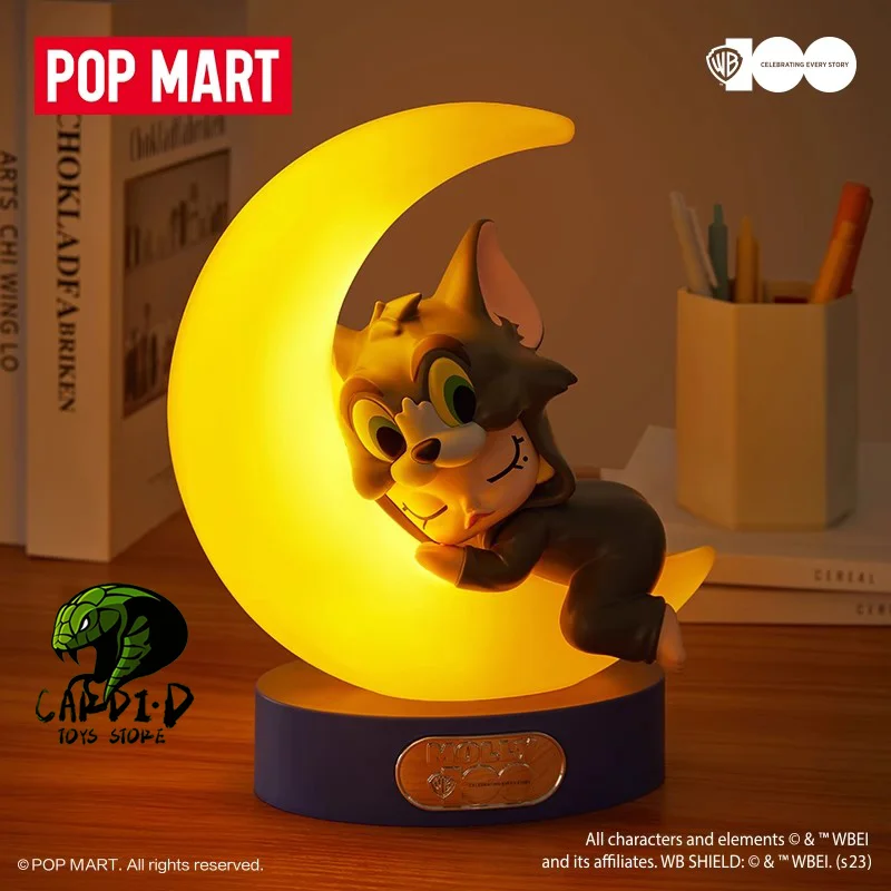

Popmart Warner Anniversary Children Bedside Sleep Lamp Series Moon Lamp Creative Home Lamp Bookshelf Cute Girl Boy Birthday Gift