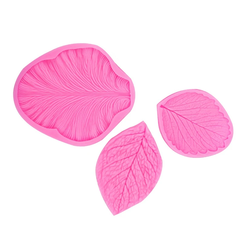 Набор силиконовых форм в виде цветка искусственная форма вены листа розы
