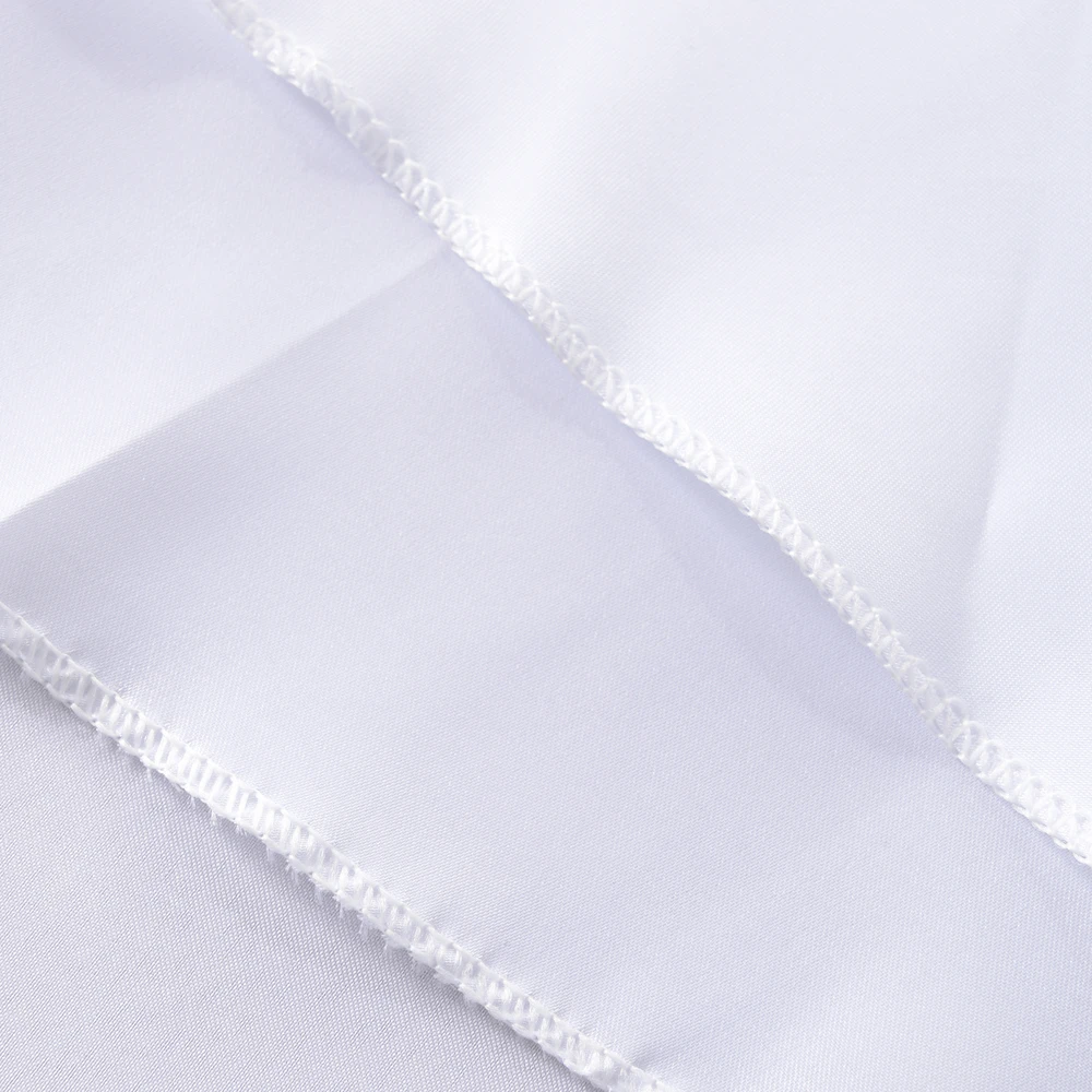 Женская Обложка для стола банкетное украшение простая белая однотонная скатерть