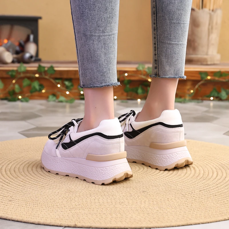 Женские кроссовки из натуральной кожи 3 цвета