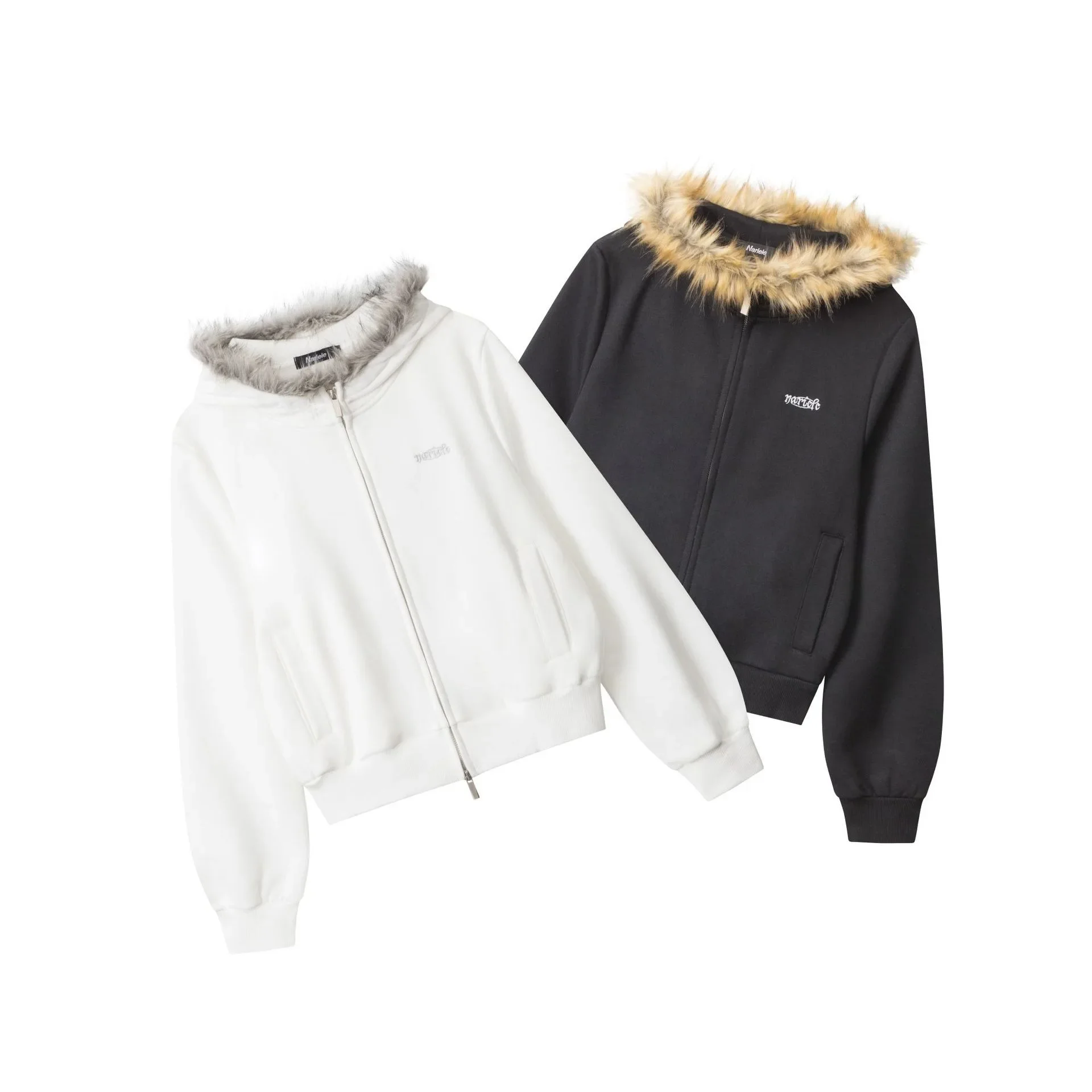 Вязаная уличная одежда на осень и зиму 2024 модные женские толстовки с капюшоном