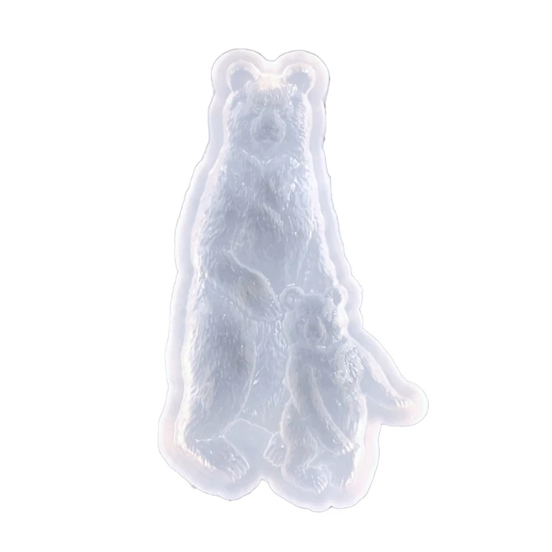 

Силиконовая форма в виде медведя, аксессуары для изготовления брелоков, товары ручной работы для дома, детей, взрослых, Прямая поставка