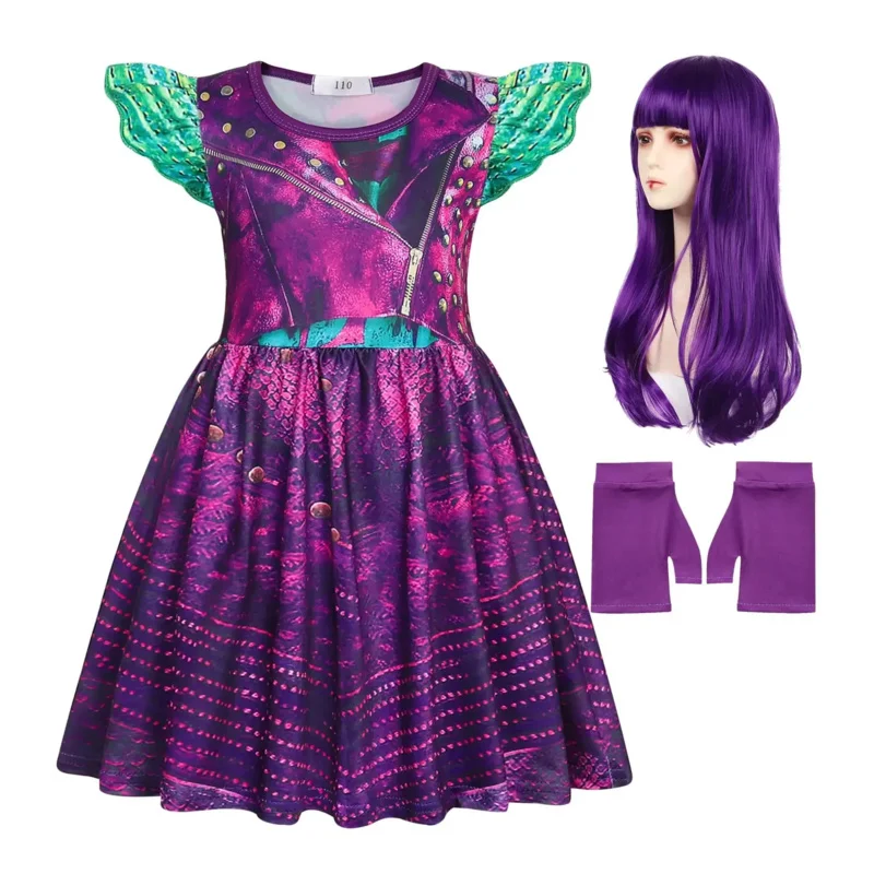 Jurebecia Descendants Girls Mal Костюм Дракона