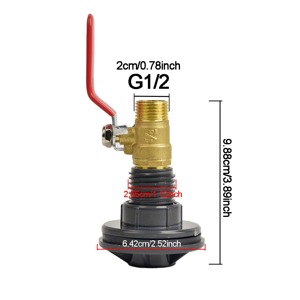 

Переходники для фитингов из ПВХ с латунным клапаном 1/2 3/4 1 дюйм