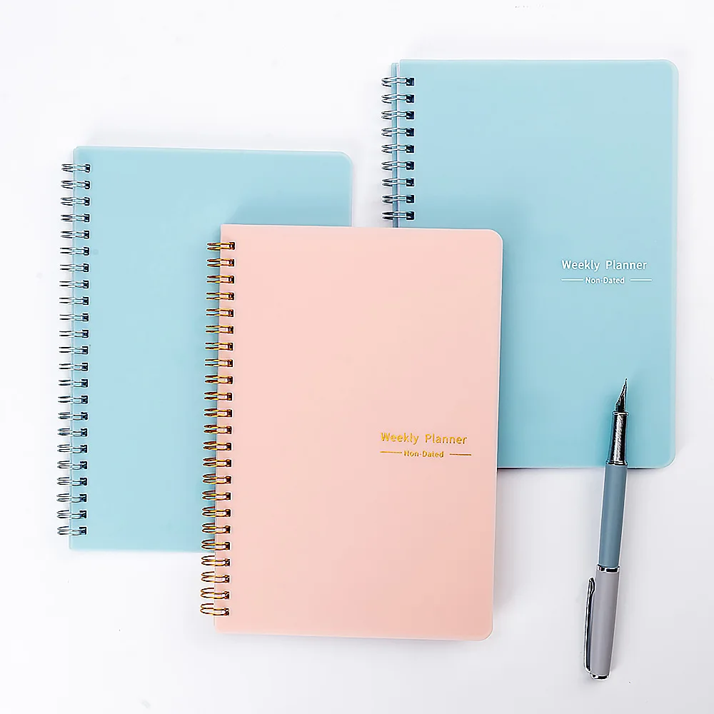 

A5 2023 Planner Spiral Notebook 52 Weeks Daily Weekly Agenda Student Schedules Stationery Office School Supplies