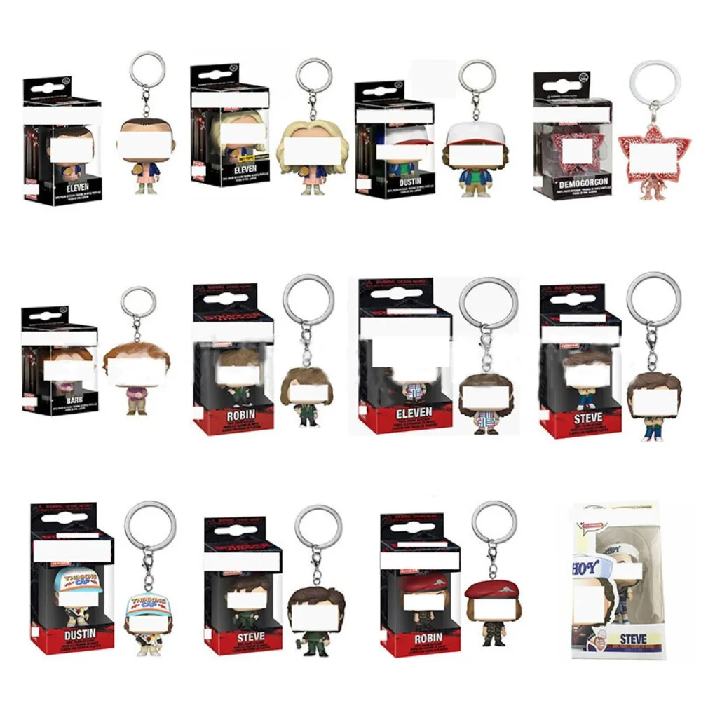 Карманный брелок FUNKO Очень странные дела Дастин Одиннадцать Робин Стив
