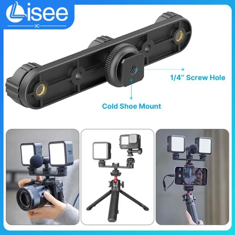 

Expansion Bracket Camera Monitor Mount Adopts A Safety Lock 180 Degree Rotation Cold Shoe Pt-23 Triple Cold Shoe Bracket New