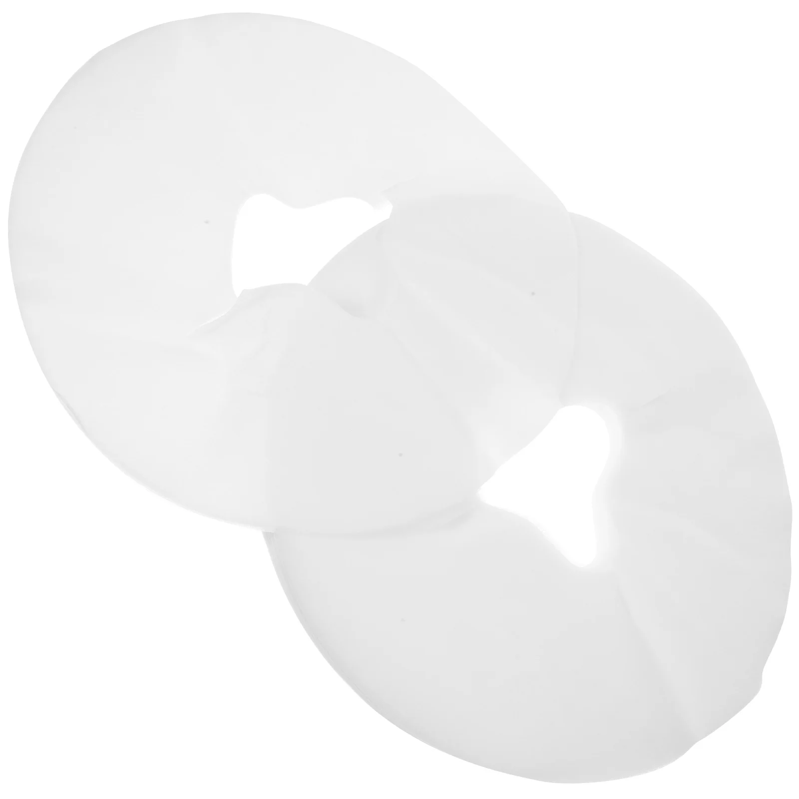 

100 Sheets Face Masks Disposable Salon Massage Hole Non-woven Fabric Pillow 100pcs Women Cover White Mat Miss