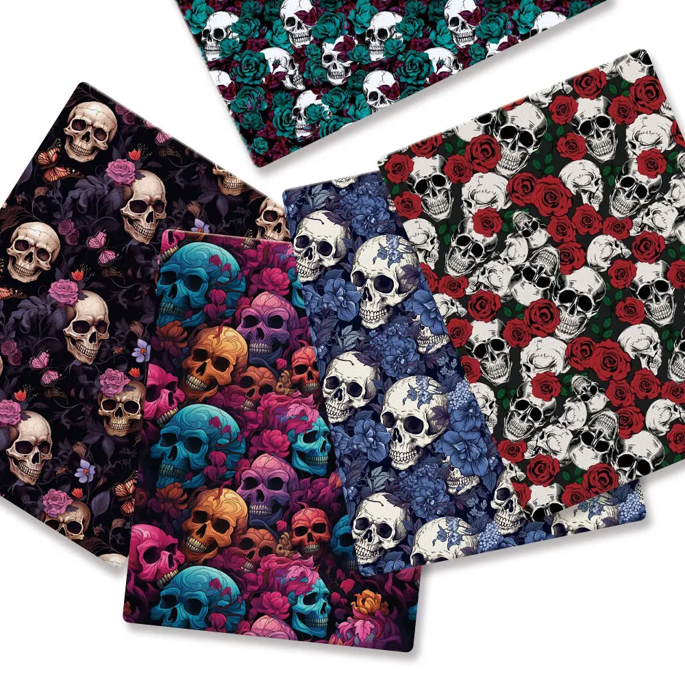 ja na halloween 140x50CM Kreskówka bawełniana tkanina Patchwork Tkanina Kid Home Tekstylia do szycia Sukienka dla lalek Zasłona Poliester