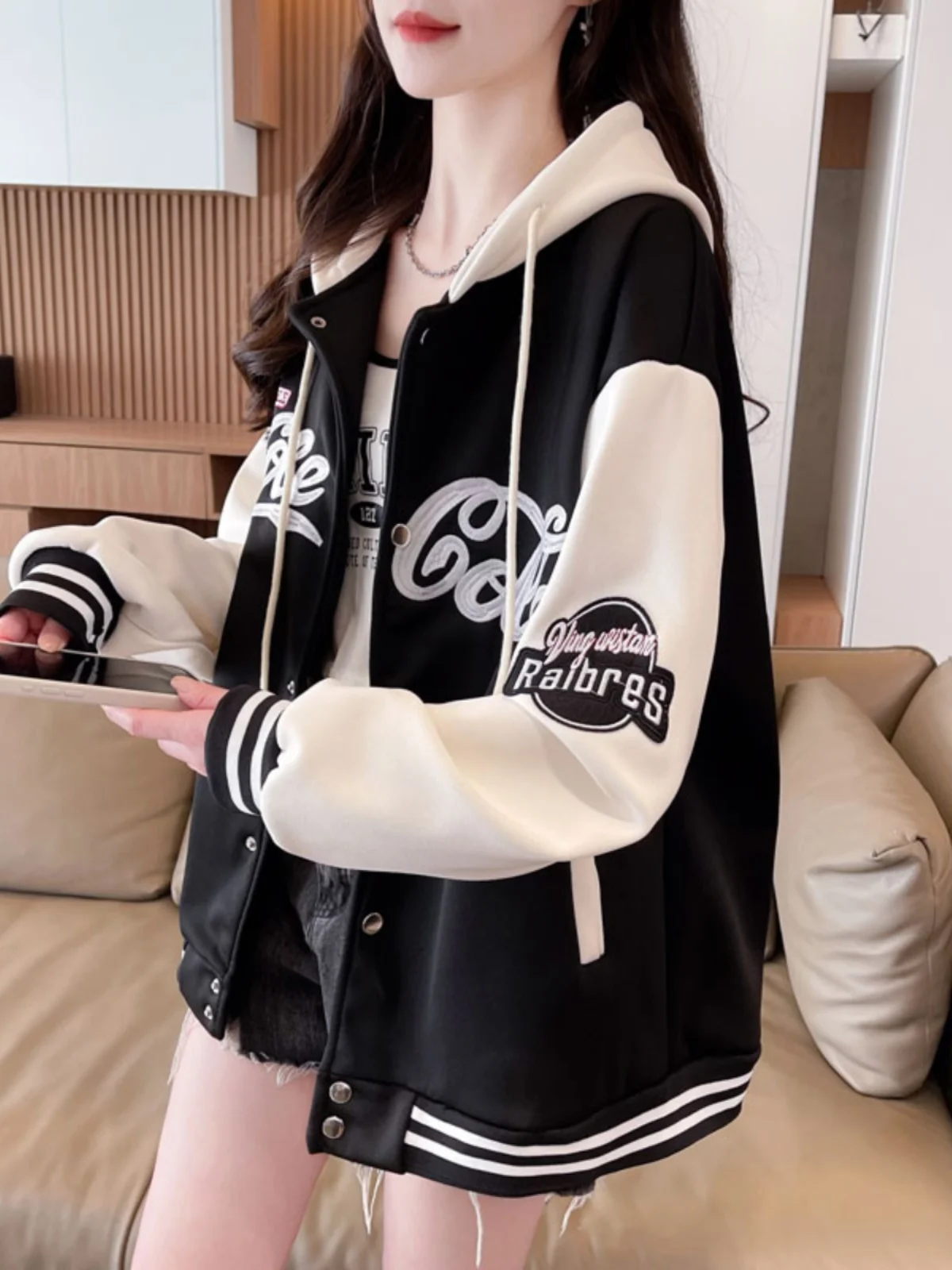 Утолщенная бейсбольная форма на флисовой подкладке верхняя одежда для женщин