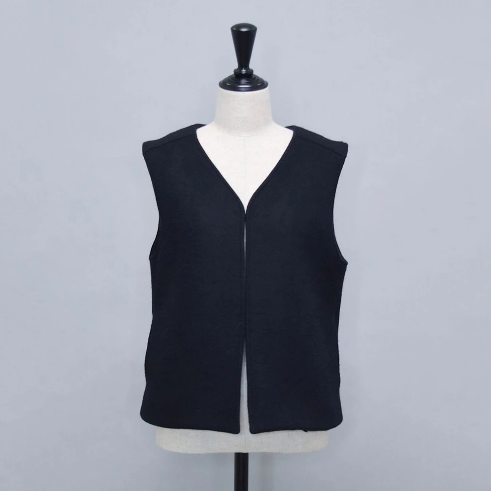 Autumn Women's Real Fox Fur Wool Vest Cashmere Gilet Fashion Detachable Waistcoat Luxury Real Lamb Wool Cashmere Fur Waistcoat