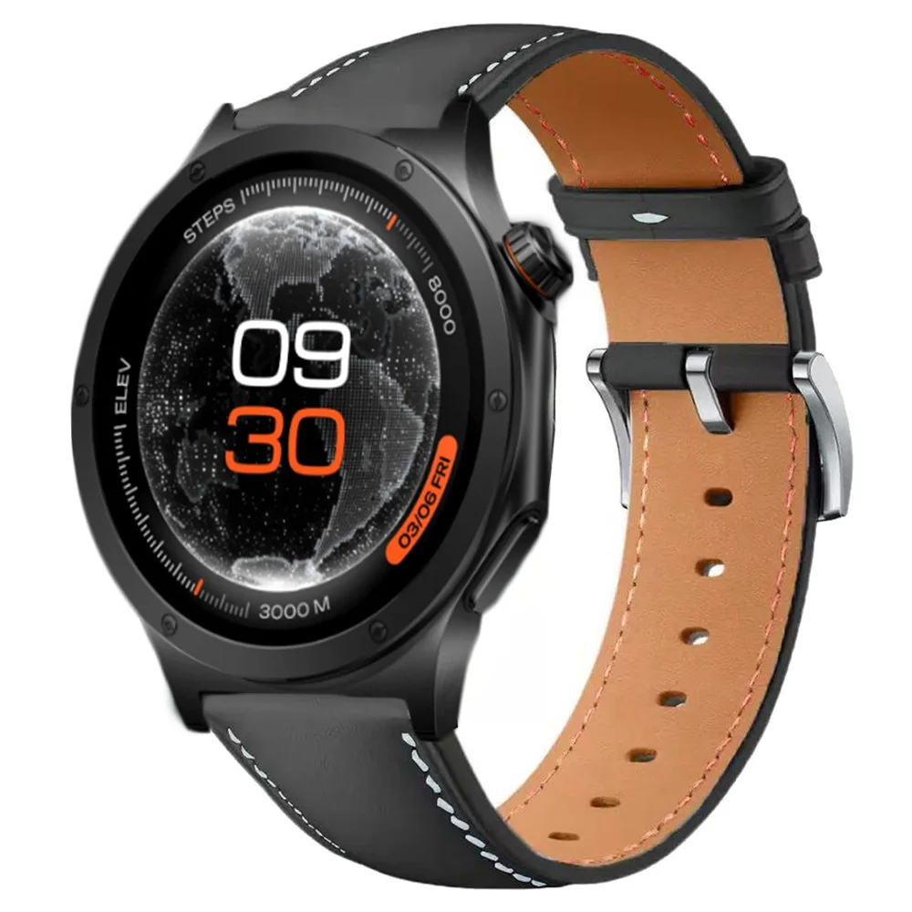 Фото Быстросъемный кожаный ремешок 22 мм для OnePlus Watch 4 3 2 2R, браслет-ремешок для часов OnePlus Watch Lite, аксессуар. №3