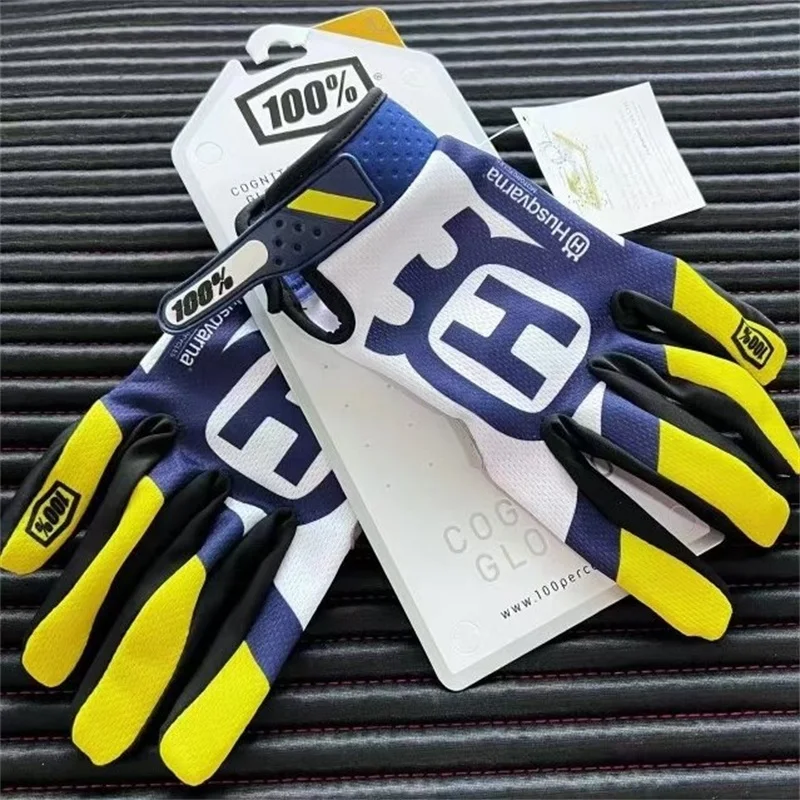 

2023 Husq New Men Motorcycles Summer Breathing MTB Cycling Gloves Leather Absolute Ciclismo Wear Resistance Motocross Gloves