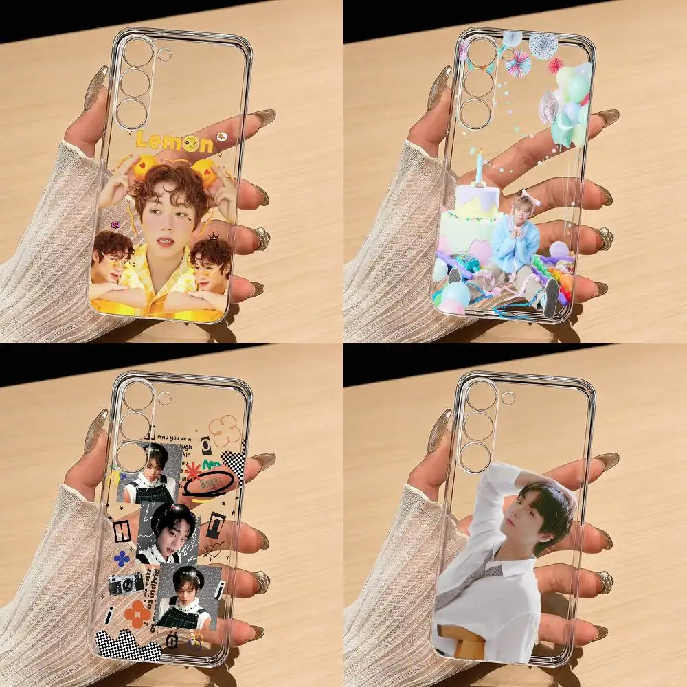 Фото Чехол для телефона P-Park J-Jihoon W-Weak H-Hero для Samsung S25, S24, S21, S22, S23, S30, Ultra, S20, Plus, Fe, Lite, прозрачный №1