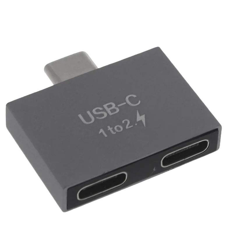 USB C папа на двойной мама адаптер-разветвитель удлинитель для PD зарядное