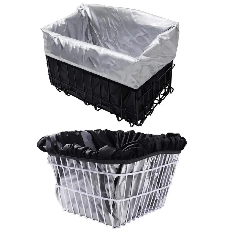 

Bike Basket Liner Ripstop Material Covering Rainproof Basket Liner Waterproof Oxford Fabric Bike Basket Accessories Fits Most