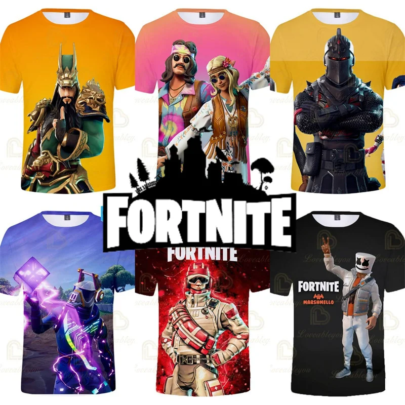 

Fortnite Battle Royale Victory Game 3D T-shirt Men Clothing Tshirt Kids Hero Child Tops Boys Girls Tops