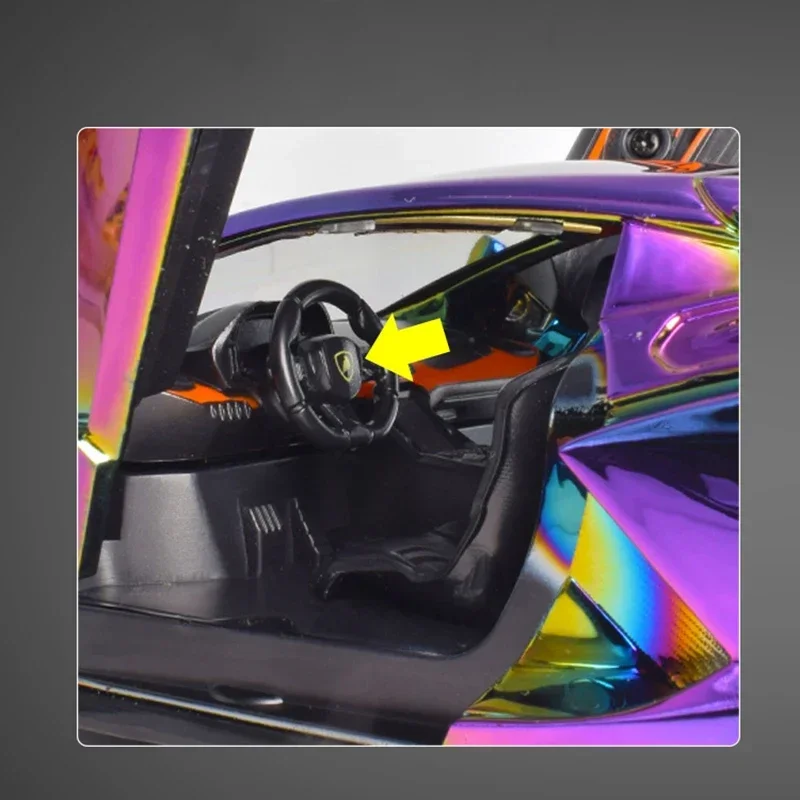 1:24 Lamborghini Revuelto гальванический автомобиль из сплава литье под давлением и