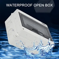 waterproof plastic electrical distribution box 8 way enclosure box junction box ht series