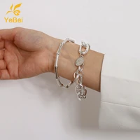 2pcs tainless steel bracelet for women stainless steel jewelry women 2022 kids jewellery for girls free shipping items