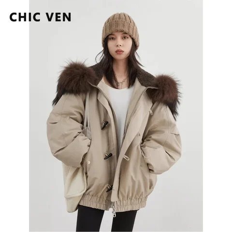 CHIC VEN белые пуховики из утиного пуха