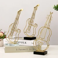creative iron violin ornaments musical instrument model home accessories porch tv cabinet wine cabinet model room decorations