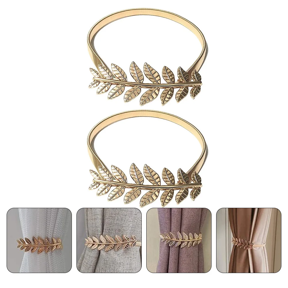 

Curtain Strap Buckle Tie Spring Tiebacks Drapery Drape Clip Metal Ties Rope Tieback Draperies Holderholdersring Hooks Backs