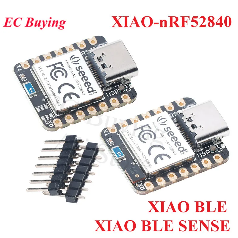 Модуль макетной платы seeeduino XIAO совместимый с Bluetooth BLE 5 0 nRF52840 SENSE для