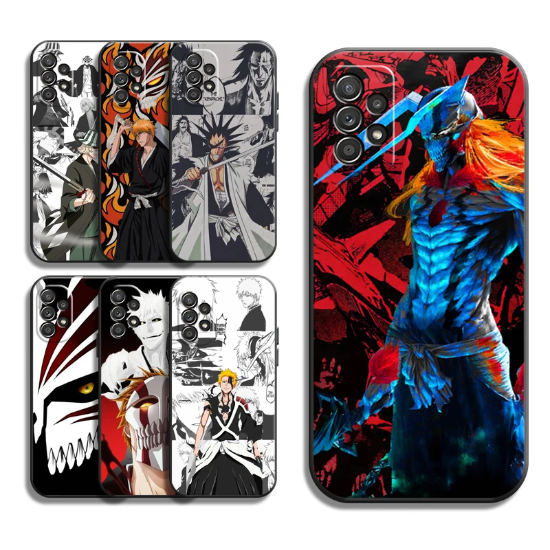

BLEACH Japanese Anime Phone Cases For Samsung Galaxy A31 A32 A51 A71 A52 A72 4G 5G A11 A21S A20 A22 4G Carcasa Coque Soft TPU