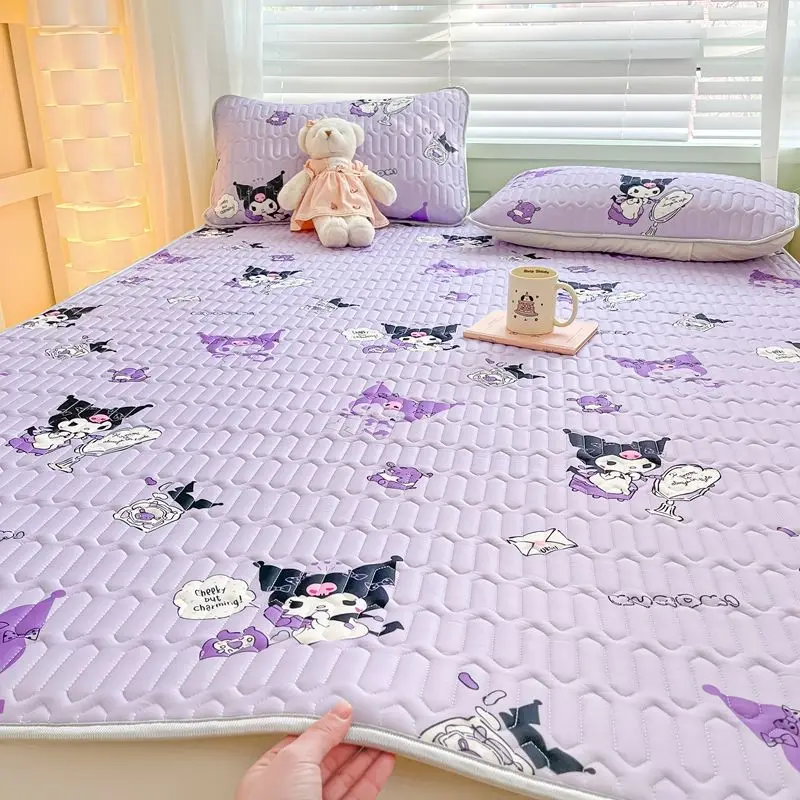 Милый Летний коврик для кровати Hello Kitty Kawaii с аниме лета мультяшный Sanrio машинная