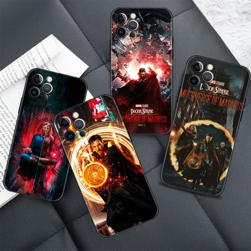 

Phone Case For iPhone 14 13 12 11 Pro Max XS Max XR X SE(2022) 13 12 Mini 7 8 6 6S Plus 5 Coque Marvel Film The Doctor Strange 3