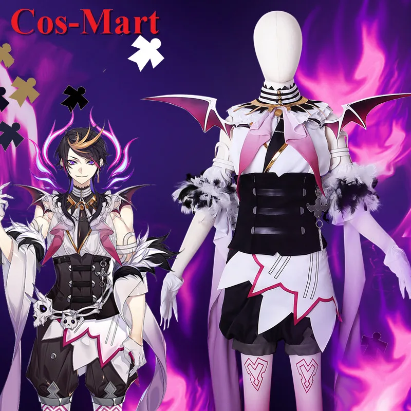 

Cos-Mart Hot Anime VTuber Nijisanji Shu Yamino Cosplay Costume Combat Uniforms Unisex Activity Party Role Play Clothing