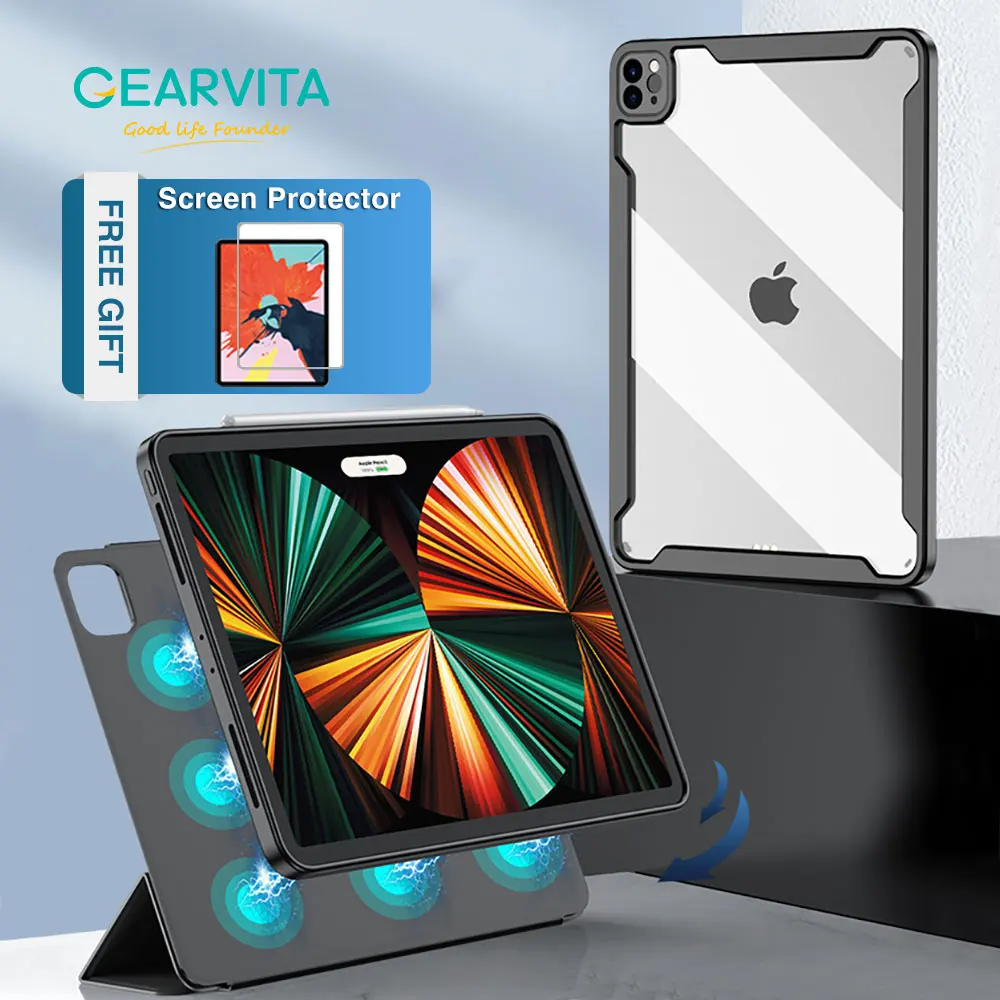 

Чехол для iPad Pro 11 iPad Pro 12,9, чехол для iPad Air 4 5, Магнитный защитный чехол для iPad mini 5 6 iPad 7-го 8-го 9-го поколения