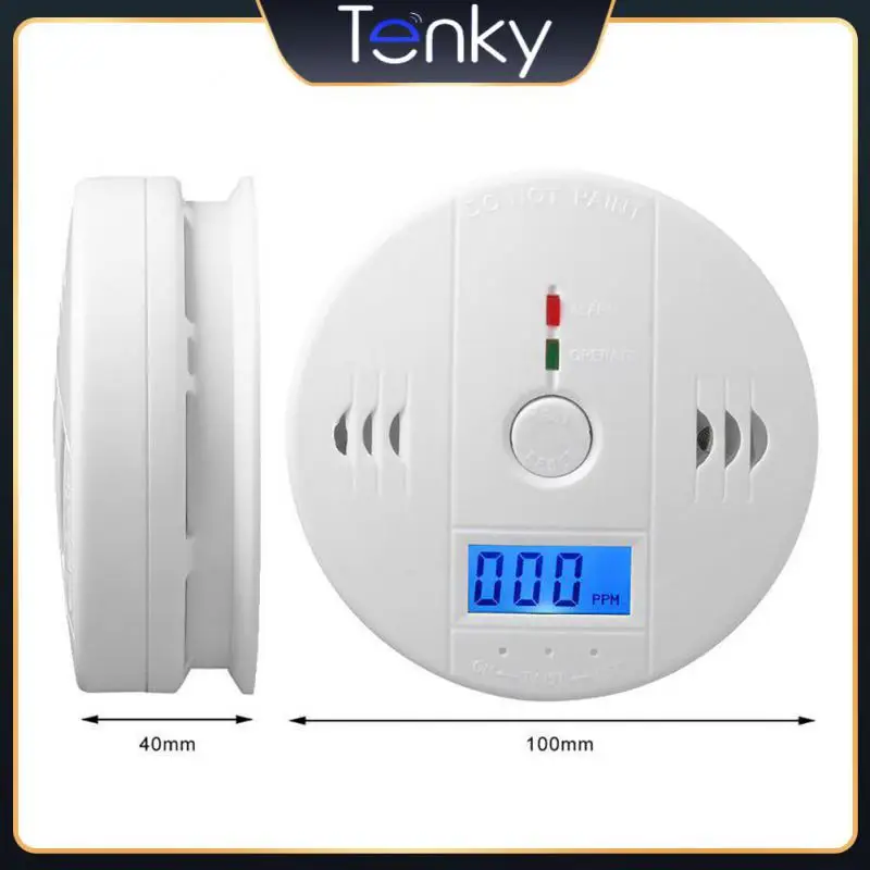 

Carbon Monoxide Alarm Home Detector CO Blue Smoke Detection LCD Display Alarm Carbon Monoxide Detectors Security Alarm For CoRui